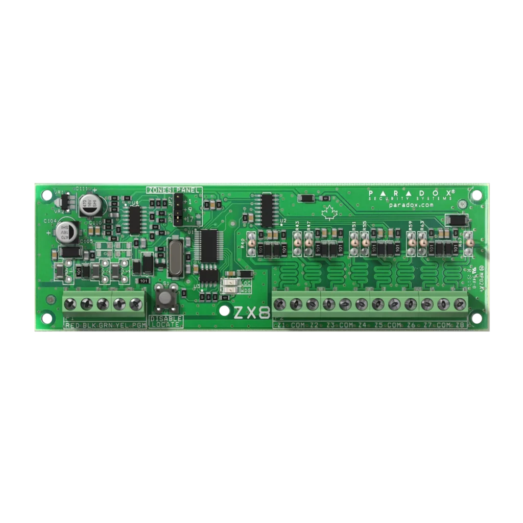 Paradox ZX8 EVO/SP/MG 8-Zone + 1 PGM Expansion Module