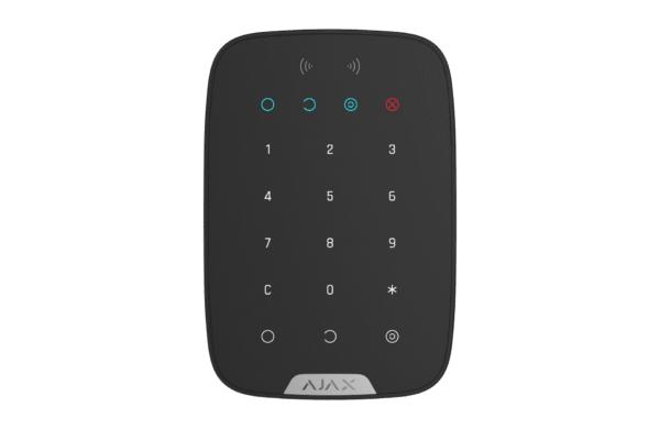 Ajax Keypad Plus klaviatuur, must