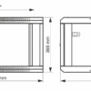 6U Rack-kapp RWA666-G, hall, Pulsar - Image 3