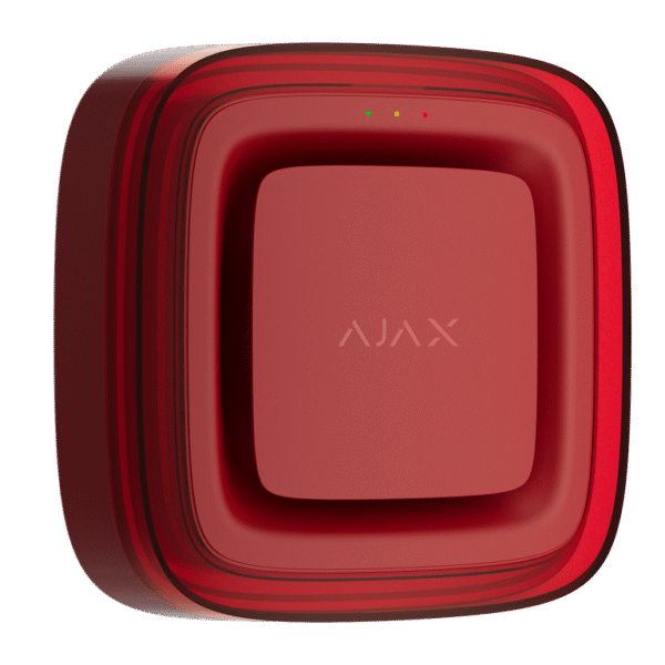 Ajax EN54 FireProtect (Sounder/VAD) juhtmevaba sireen vilkuriga, punane
