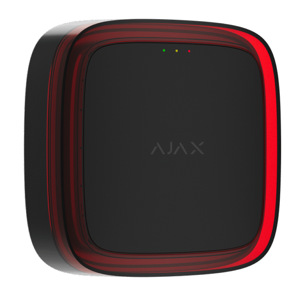 Ajax EN54 FireProtect (VAD) juhtmevaba visuaalse alarmi seade, must