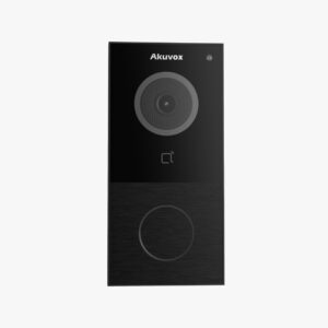 Akuvox E12W uksekell kaamera- ja kaardilugejaga, must