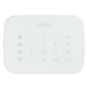 U-PROX Keypad G4 klaviatuur, valge