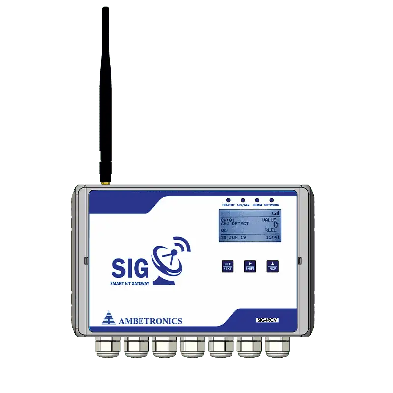 Ambetronics SIG4RCV-WP – juhtmevaba gaasiandurite vastuvõtja 4G ühendusega