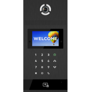 AA-12FBI fono kutsepaneel näotuvastusega, must, BAS-IP