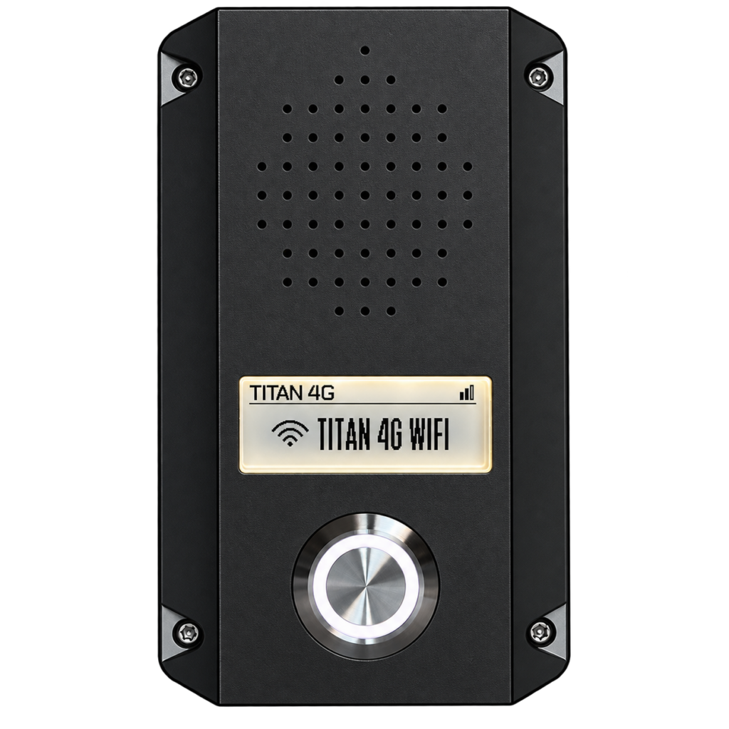 Securecom TITAN 4G mobiilsidevõrgu fonolukusüsteem, must